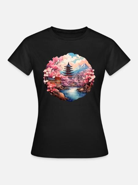 Japan - Vrouwen T-shirt - zwart