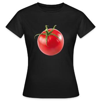 Tomato - Women's T-Shirt - black - Front - AI Model Female 172 dark (172cm)