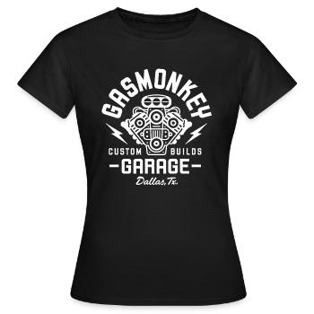 Gaz Monkey B - T-shirt Femme - noir - Devant - AI Model Female 172 dark (172cm)