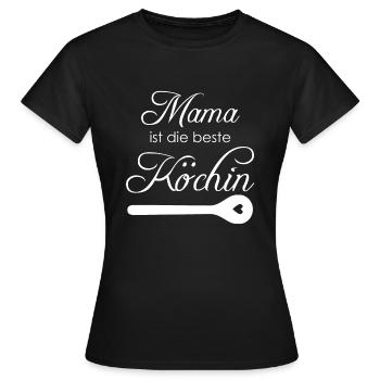 Mama - Frauen T-Shirt - Schwarz - Vorne - AI Model Female 172 dark (172cm)