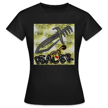 CONCESSIONNAIRE - Club WoW - T-shirt Femme - noir - Devant - AI Model Female 172 dark (172cm)