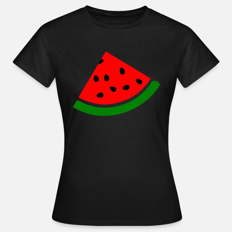 Melon pastèque - T-shirt Femme - noir
