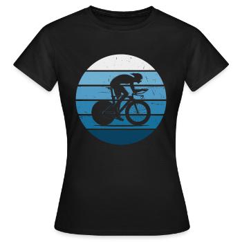 Cycliste de route Vélo de route Vélo de route Vélo de route Vélo de route - T-shirt Femme - noir - Devant - AI Model Female 172 dark (172cm)