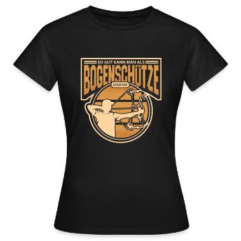 Archer Arc-en-ciel Arcs arcs - T-shirt Femme - noir - Devant - AI Model Female 172 dark (172cm)