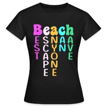 Croisière Croisière - T-shirt Femme - noir - Devant - AI Model Female 172 dark (172cm)