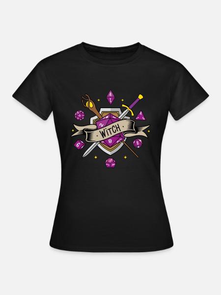 Hexen-RPG - Frauen T-Shirt - Schwarz