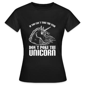 Si vous ne supportez pas la piqûre, ne vous cognez pas - T-shirt Femme - noir - Devant - AI Model Female 172 dark (172cm)