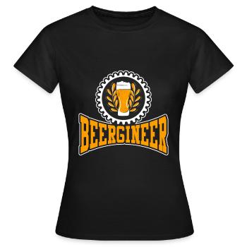 Brasseur - T-shirt Femme - noir - Devant - AI Model Female 172 dark (172cm)