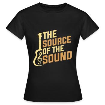 Die Quelle Des Klangs - Frauen T-Shirt - Schwarz - Vorne - AI Model Female 172 dark (172cm)