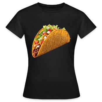 Taco - T-shirt Femme - noir - Devant - AI Model Female 172 dark (172cm)