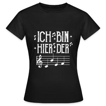 Ich Bin Hier Der Chef Chorleiter Geschenke - Frauen T-Shirt - Schwarz - Vorne - AI Model Female 172 dark (172cm)