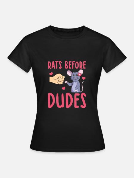 Ratten - Frauen T-Shirt - Schwarz