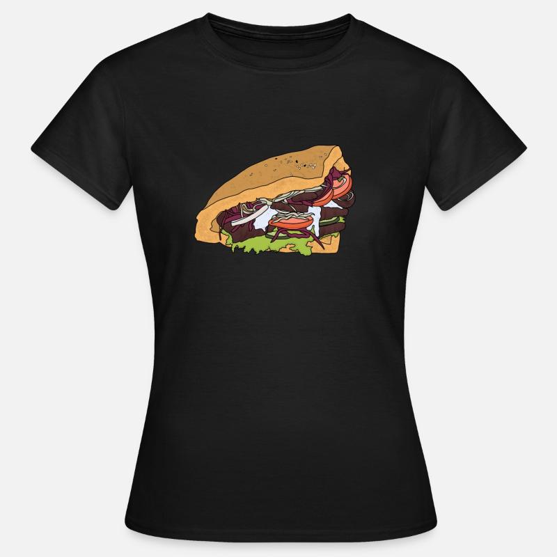 Kebab - T-shirt Femme - noir