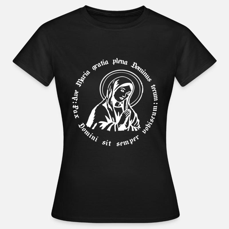 Ave Maria, - Women's T-Shirt - black