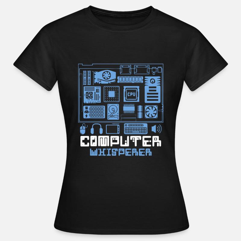 Technischer Support Technologie Programmierer - Frauen T-Shirt - Schwarz