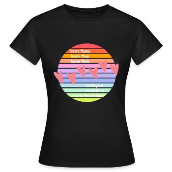 Beste Mama der Welt - Muttertag - Frauen T-Shirt - Schwarz - Vorne - AI Model Female 172 dark (172cm)