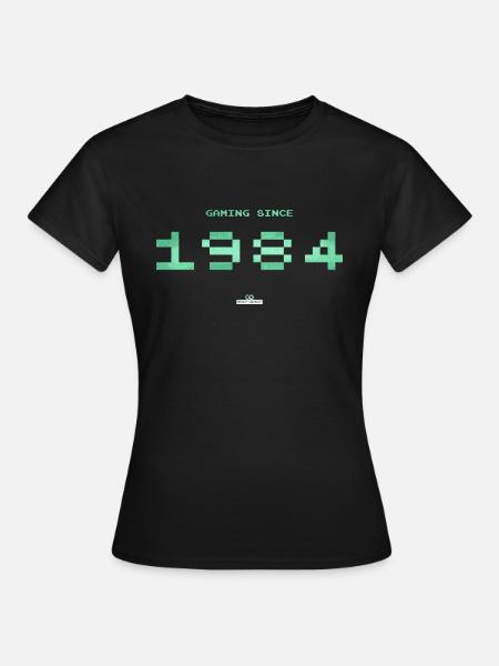 Infinite gameplay 1984 - Frauen T-Shirt - Schwarz