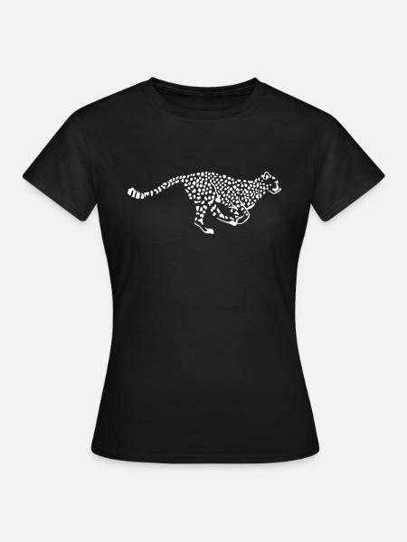 Leopard - T-shirt Femme - noir