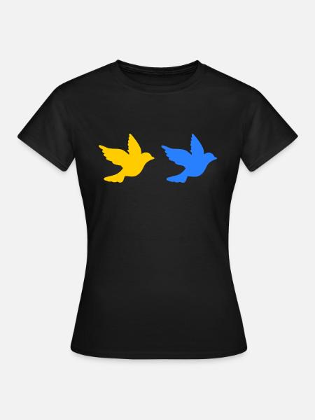 Ukraine - Frauen T-Shirt - Schwarz