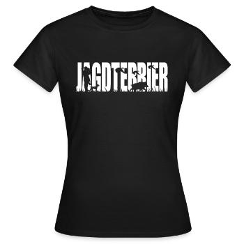 CHASSE TERRIER Chiens de chasse Chiens de chasse Chasseurs Wilsigns - T-shirt Femme - noir - Devant - AI Model Female 172 dark (172cm)