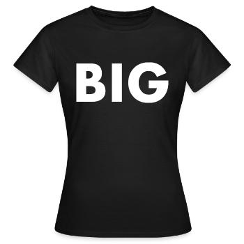 Big - T-shirt Femme - noir - Devant - AI Model Female 172 dark (172cm)