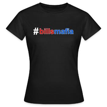 Büffel-Mafia - Frauen T-Shirt - Schwarz - Vorne - AI Model Female 172 dark (172cm)