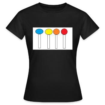 Champignons - Frauen T-Shirt - Schwarz - Vorne - AI Model Female 172 dark (172cm)