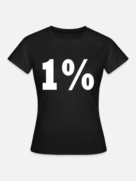 1 - Frauen T-Shirt - Schwarz