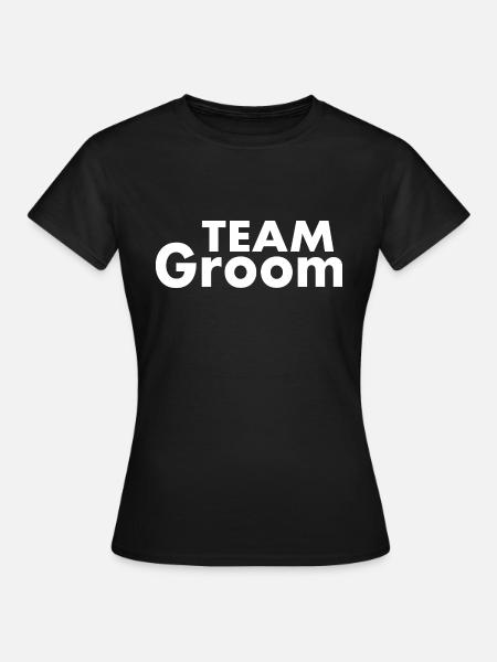 Team groom - Frauen T-Shirt - Schwarz