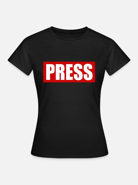 Press - T-shirt Femme - noir