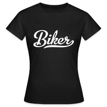 Biker - Women's T-Shirt - black - Front - AI Model Female 172 dark (172cm)