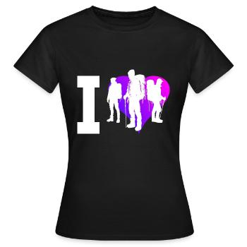 Bloc Grimpeur Bloc Bloc - T-shirt Femme - noir - Devant - AI Model Female 172 dark (172cm)