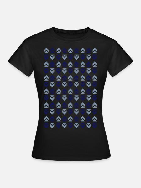 geometric patterns11 c2 - Women's T-Shirt - black