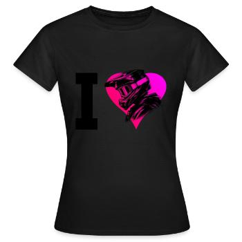 Vélo de montagne Cyclisme de vélo de montagne - T-shirt Femme - noir - Devant - AI Model Female 172 dark (172cm)