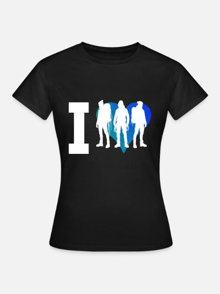 Damen Kletterer Climbing Klettern Bouldern - Frauen T-Shirt - Schwarz