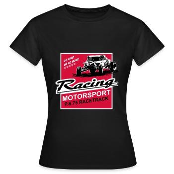 Autocross - Buggy - 4x4 - Offroad - Women's T-Shirt - black - Front - AI Model Female 172 dark (172cm)