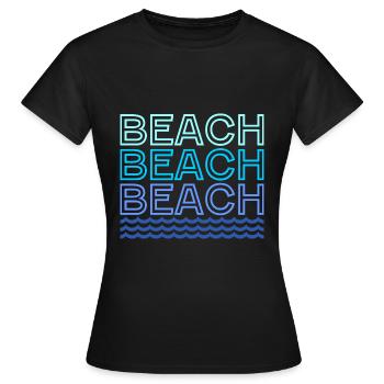 SUMMER HOLIDAYS - Women's T-Shirt - black - Front - AI Model Female 172 dark (172cm)