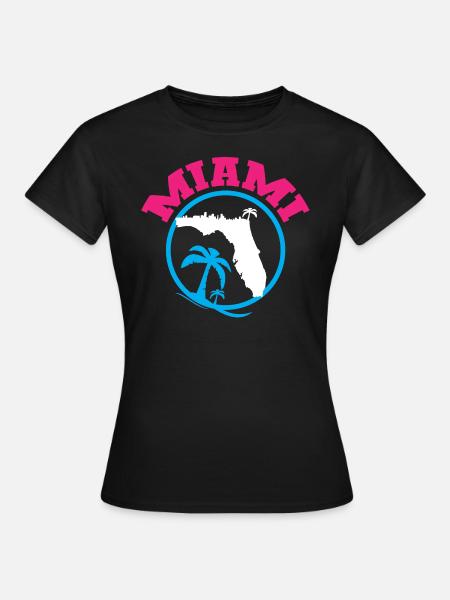 Miami - Frauen T-Shirt - Schwarz