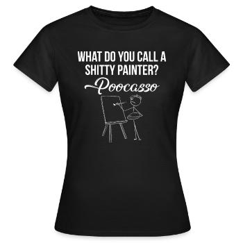 Maler und Lackierer, der Beste und Nervigste Beruf - Frauen T-Shirt - Schwarz - Vorne - AI Model Female 172 dark (172cm)