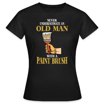 Maler und Lackierer, der Beste und Nervigste Beruf - Frauen T-Shirt - Schwarz - Vorne - AI Model Female 172 dark (172cm)