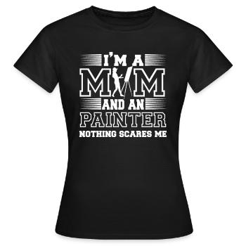 Maler und Lackierer, der Beste und Nervigste Beruf - Frauen T-Shirt - Schwarz - Vorne - AI Model Female 172 dark (172cm)