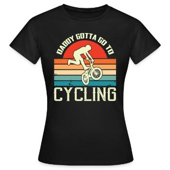 Cadeau de fête des pères pour papa le jour de la fête des pères - T-shirt Femme - noir - Devant - AI Model Female 172 dark (172cm)
