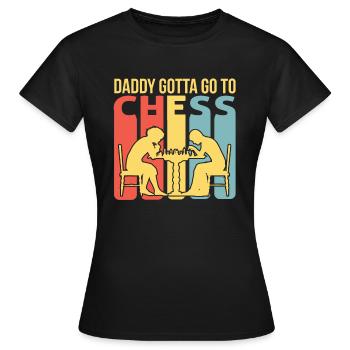 Cadeau de fête des pères pour papa le jour de la fête des pères - T-shirt Femme - noir - Devant - AI Model Female 172 dark (172cm)