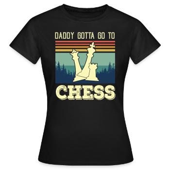 Cadeau de fête des pères pour papa le jour de la fête des pères - T-shirt Femme - noir - Devant - AI Model Female 172 dark (172cm)