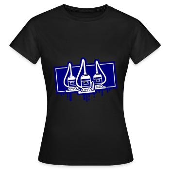 Staubsauger Icon - Frauen T-Shirt - Schwarz - Vorne - AI Model Female 172 dark (172cm)