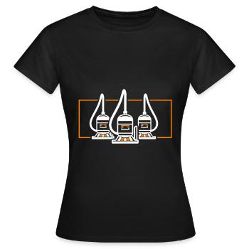 Staubsauger Putzen - Frauen T-Shirt - Schwarz - Vorne - AI Model Female 172 dark (172cm)