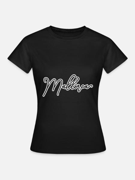 Mallorca Stylisch - Frauen T-Shirt - Schwarz