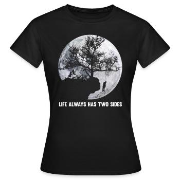 dépression - T-shirt Femme - noir - Devant - AI Model Female 172 dark (172cm)