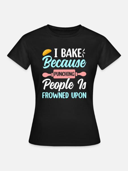 Cookie-Bäcker-Genuss Hobbybäcker - Frauen T-Shirt - Schwarz