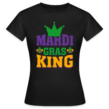 Mardi Gras - Frauen T-Shirt - Schwarz - Vorne - AI Model Female 172 dark (172cm)